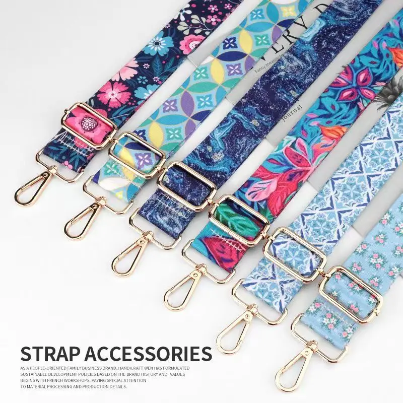 

Wide Shoulder Strap - Replacement Handbag Straps Purse Strap, Adjustable Crossbody Bag Straps with Metal Swivel Hooks
