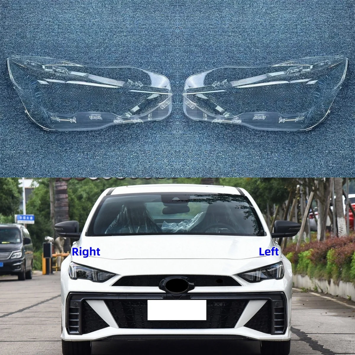 

For Trumpchi Empow55 2021 2022 2023 Transparent Lampshade Headlight Mask Cover Headlamp Shell Lens Plexiglass