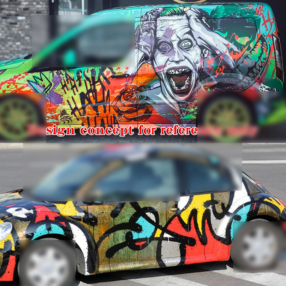 Modellbausatz Malwerkzeuge Wiederverwendbare Metall-Hohlschablone für Airbrush-Spritzlackierung Urban Street Graffiti Multi-Scale – Detail 2