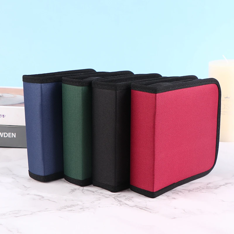 1Pc 40 Tablets CD DVD Discs Oxford Handbags Storage Case Organizer Booklet Holder