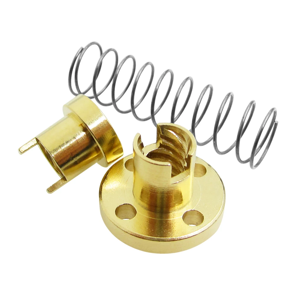 T8 Anti-Spiel-federbelastete Mutter, Beseitigung, Spaltmutter für 8 mm Acme Gewindestange, Blei-Schrauben, DIY CNC-3D-Drucker-Teile