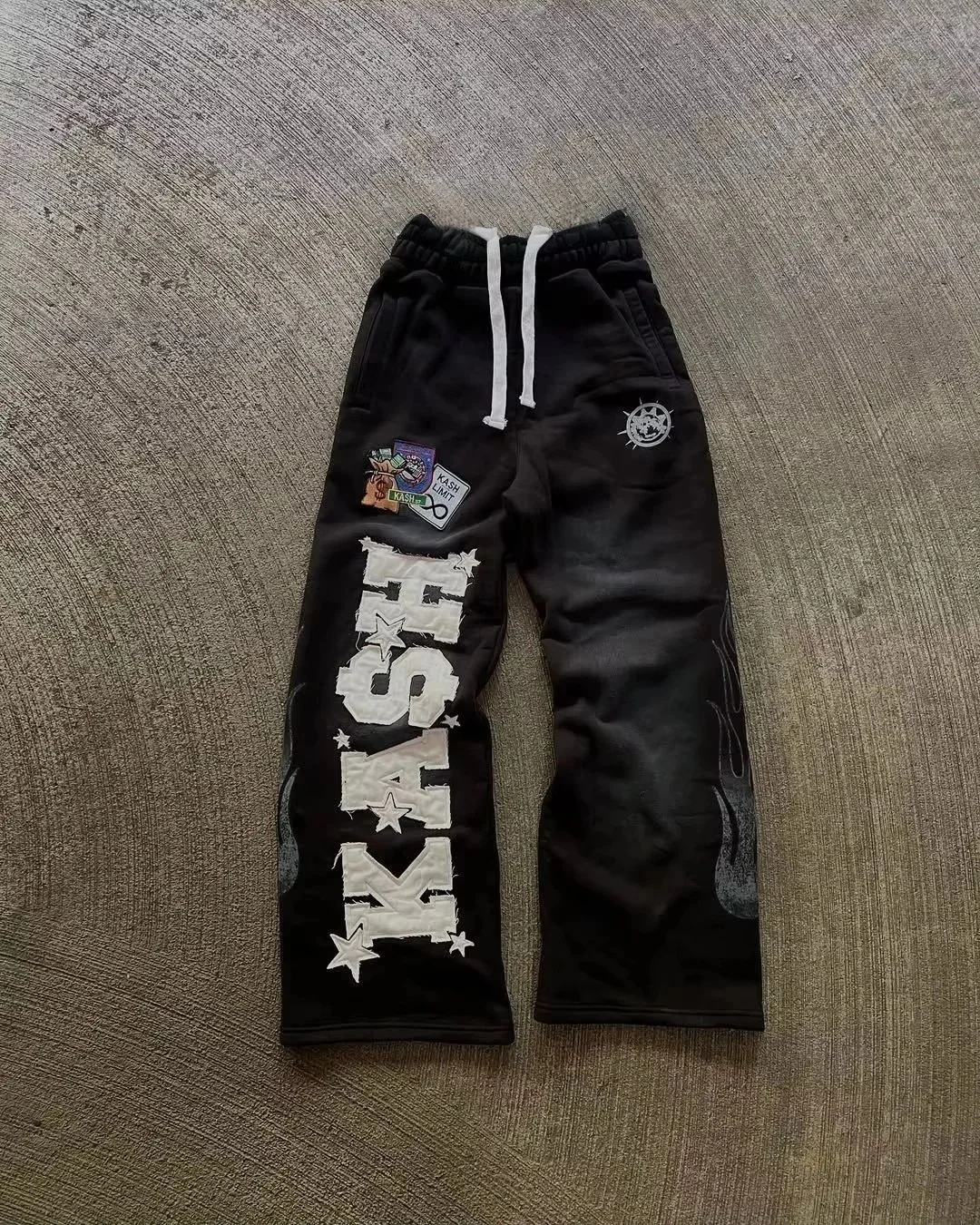 2026 New High Street Trendy Pants High Street Ins Trendy Men's and Women's Loose Straight Tube 3D PrintingPrinted Casual Pants