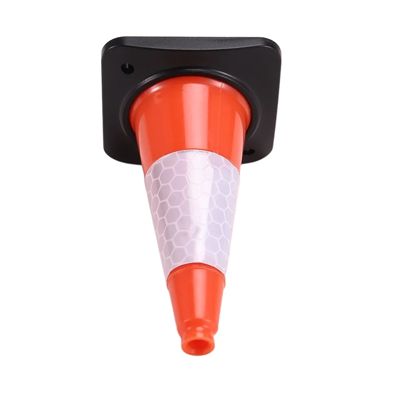 A45F-2PCS Simulation Road Cone Reflective Cone Model For 1/10 RC Crawler Car TRX4 1/14 RC Truck Tipper