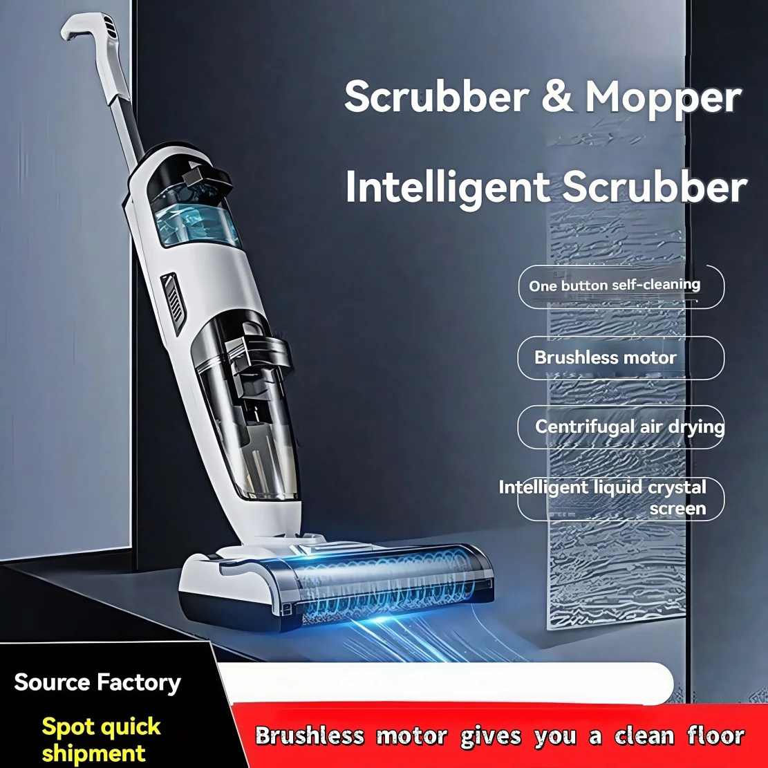 New Home appliance Mop machine BUTURE 50KPa 500W Cordless Wireless Vacuum mop combo Brushless motor High-efficiency cleaning