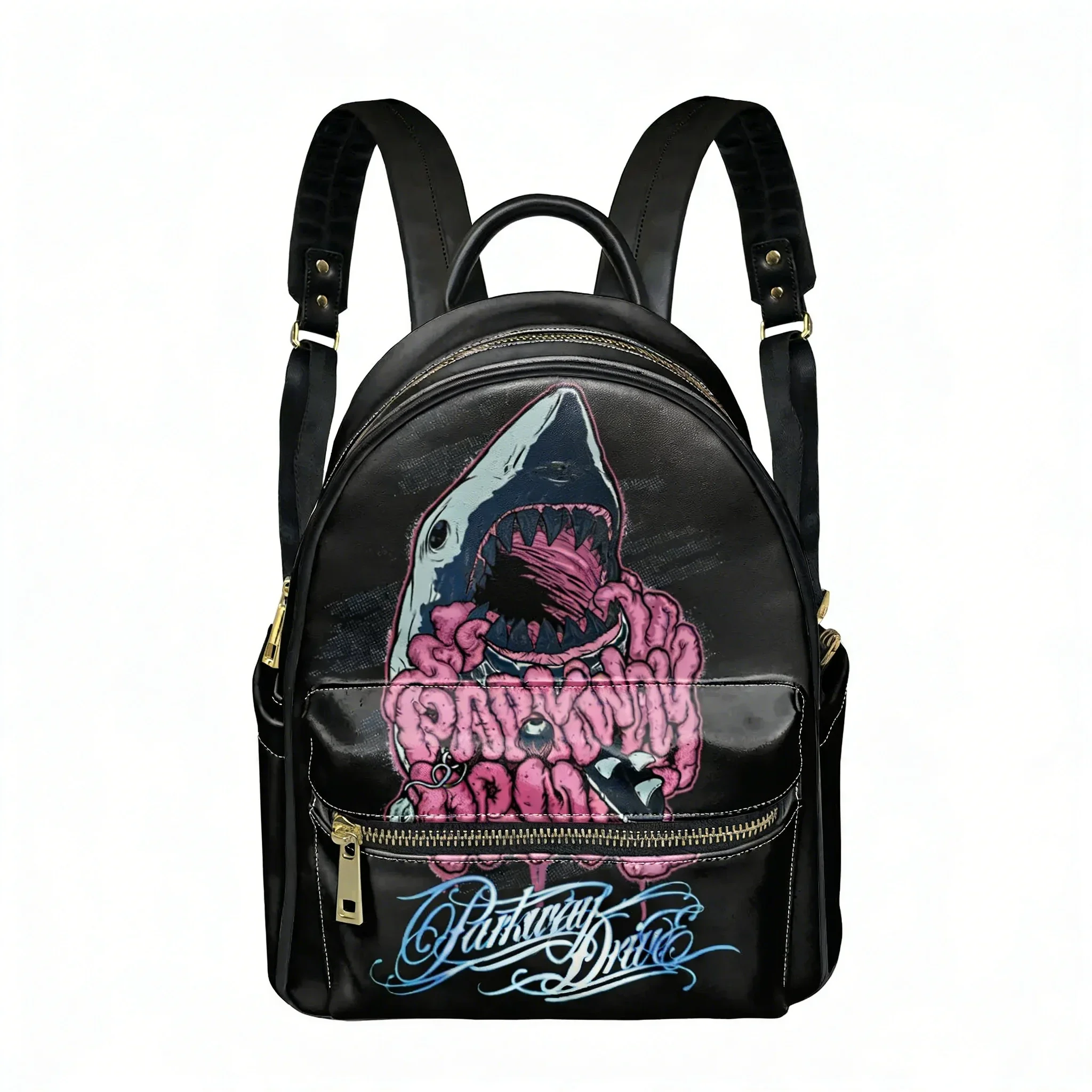 

Parkway Drive Metal Band Backpack Womens Men Personalized Double Shoulder Bag Business Travel Bookbag Rucksack Gift Daypack