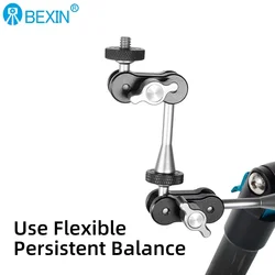 BEXIN Professional Magic Arm Clip Pea Clip Mount Adapter 1/4