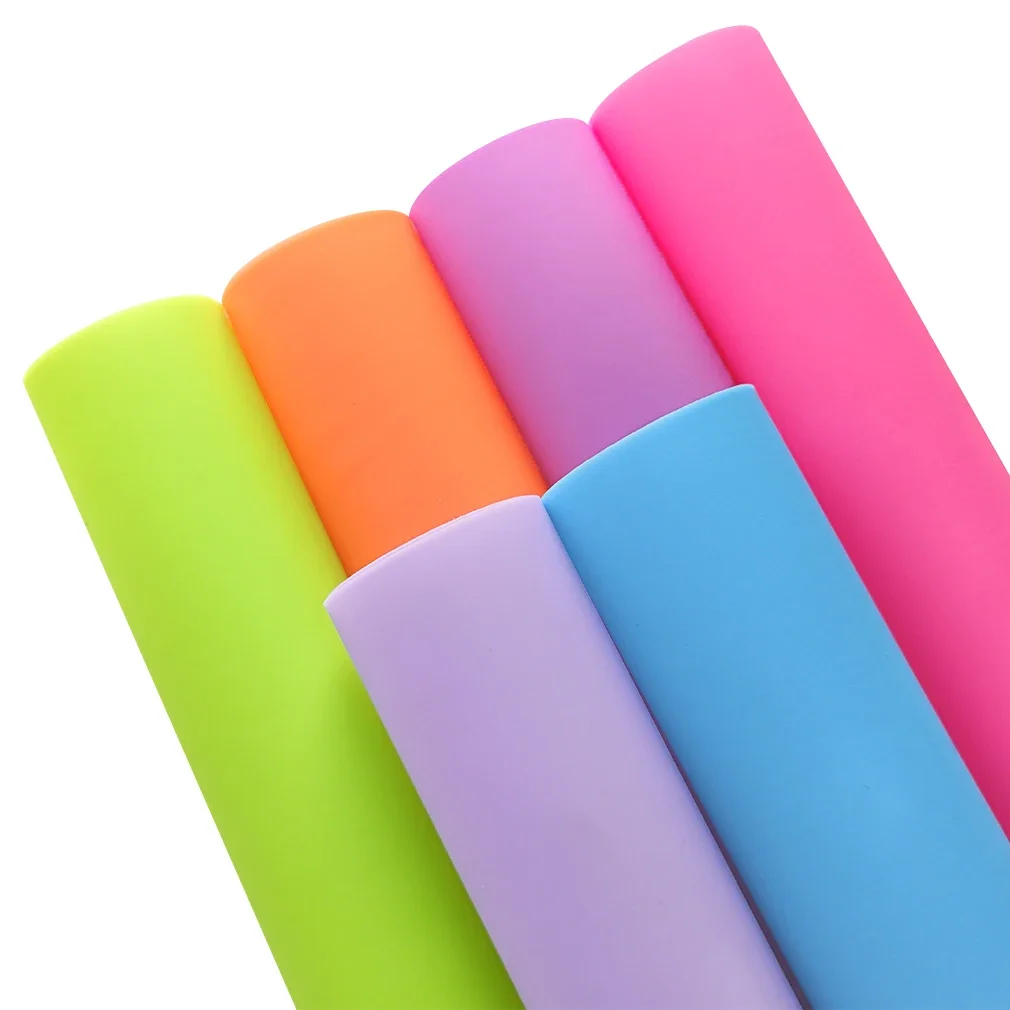 30x135cm Jelly Solid Colored Translucent PVC Soft Plastic Vinyl Film for Making Bag Shoe Garment Decoration DIY Hair Accessories