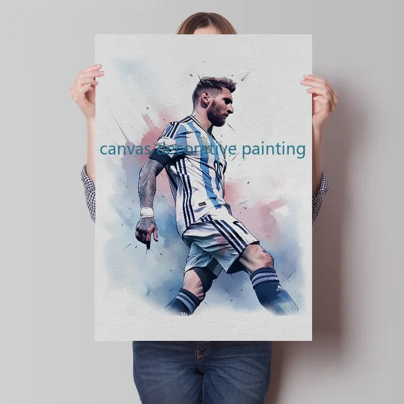 Physical Education Football Star Lionel Messi Canvas Painting HD Posters Bedroom Home Decoration Friendchildren's Gift