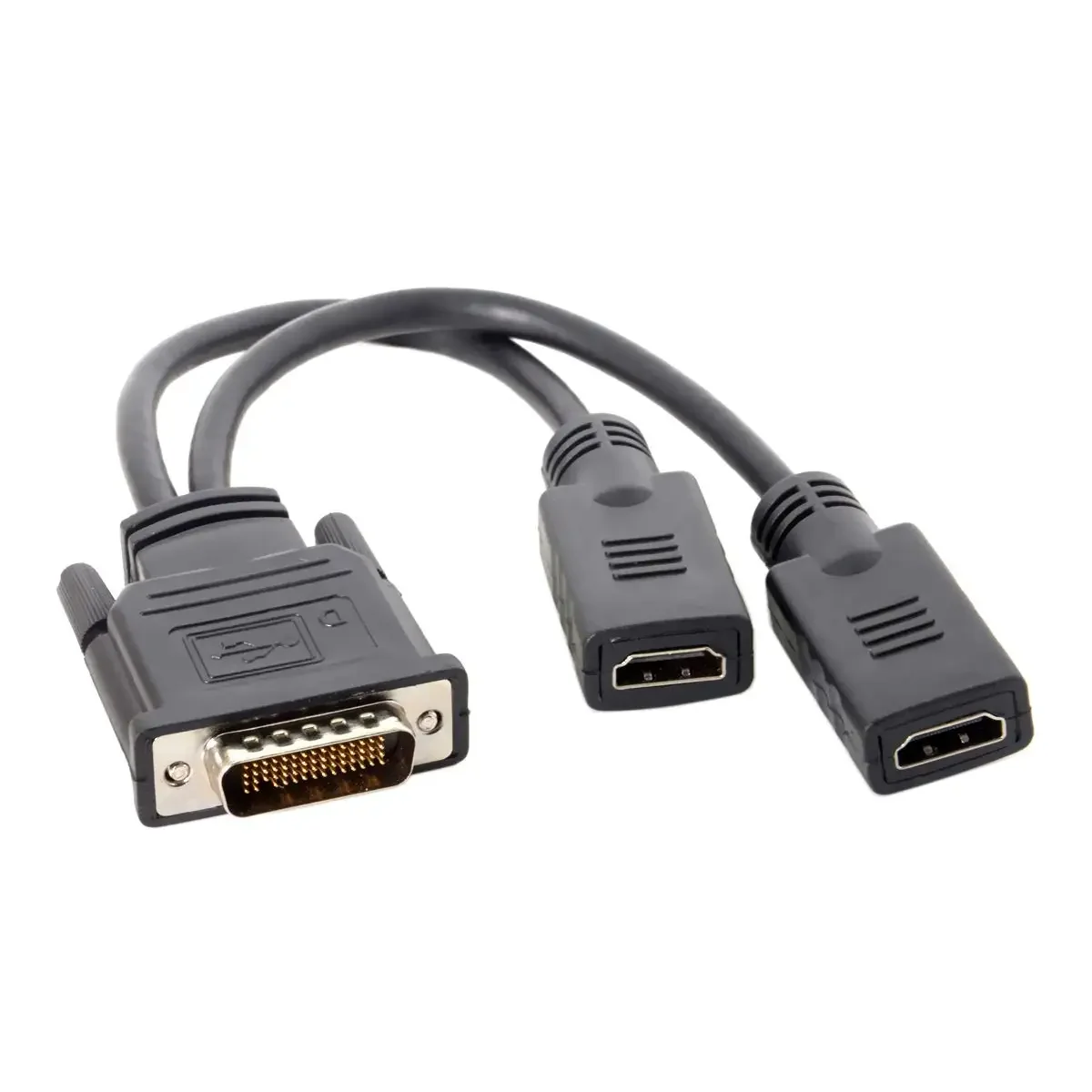 DMS 59 Pin to Dual HDMI Adapter Cable, Male to Female Dual Monitor Extension for Lhf Graphics Cards (DMS 59 Pin)