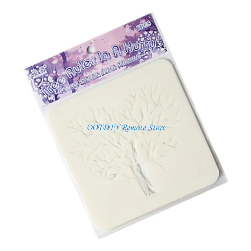 6 PCS Modelos arte folhas desenho animado