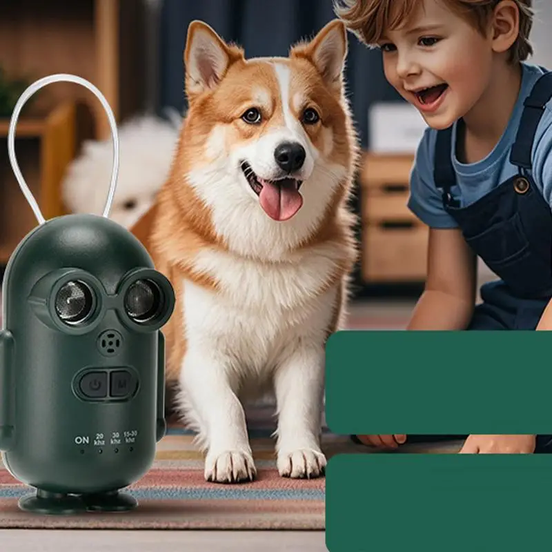 

Stop Dog Barking Device Efficient Dog Bark Control Tool Multifunctional Rechargeable Waterproof Portable Barking Silencer For