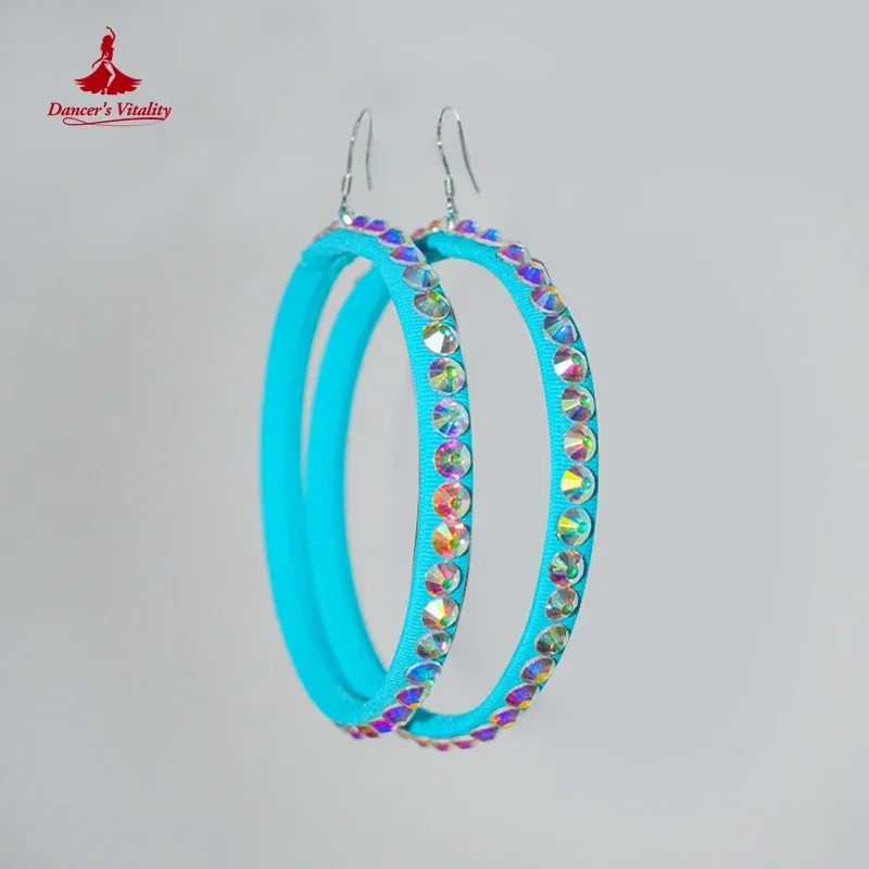 الوطنية القياسية اللاتينية الشريط أقراط المهنية رومبا Chacha المنافسة أقراط الكبار الفتيات الملحقات السوداء