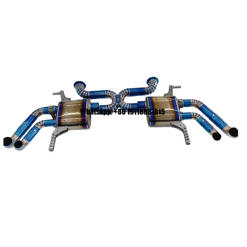 

Factory Price Catback Exhaust System for Audi R8 V8/v10 4.2/5.2 2009-2023 Car Parts Escape Valved Exhaust Muffler Titanium Pipe