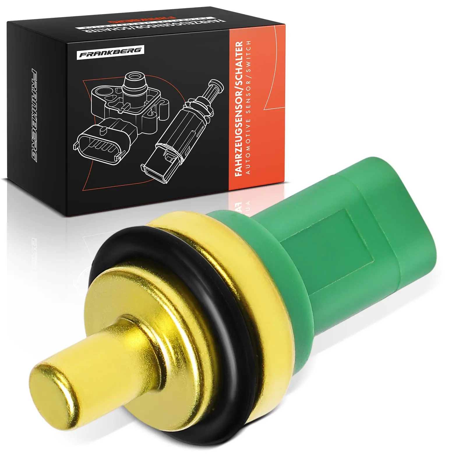 Frankberg 1x Temperatuursensor voor Ford Focus II Mazda 2 MINI Mini Peugeot 206 CC 30711088 1365073 J00000 2S6Q12A648AB 30757235