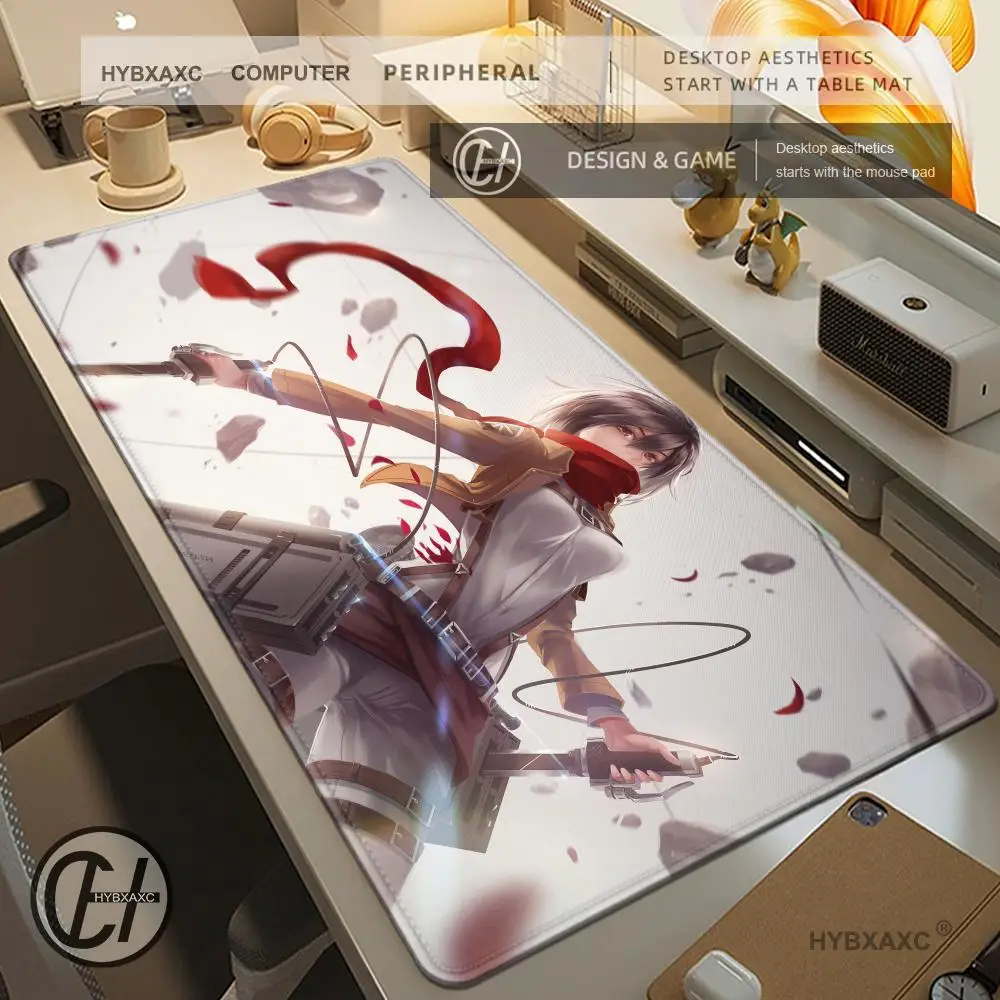 

Attack On Titan Mouse Pad Anime Kawaii Gaming Accessories Tapis De Souris Carpet Laptop Ковер PC Gabinete Gamer Varmilo Mousepad