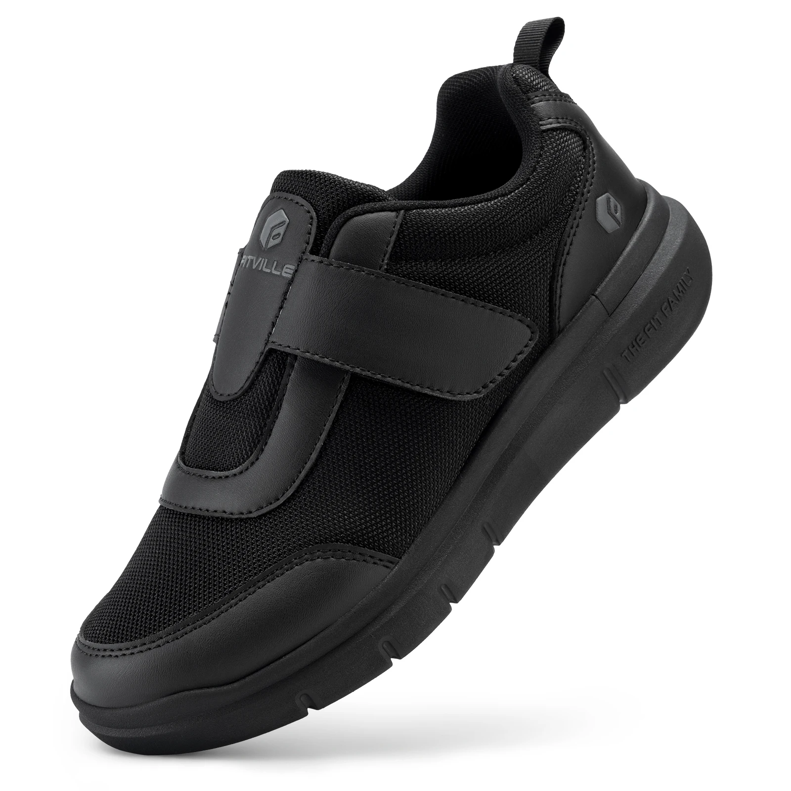 FitVille Men's Extra Wide Width Diabetic Shoes Lightweight Walking Casual Shoes for Swollen Feet Neuropathy Pain Relief