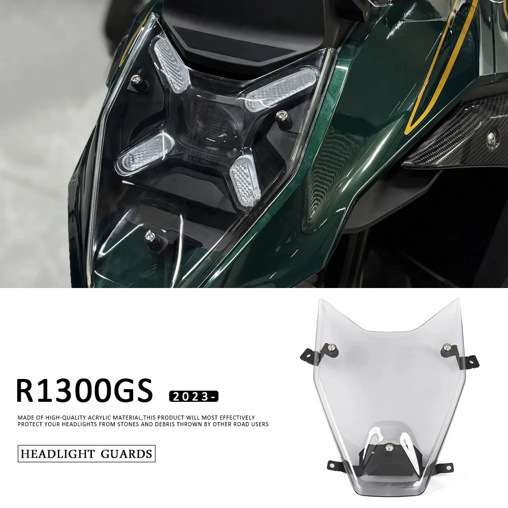 

Motorcycle Headlight Protector Light Cover Protective Guard Head Light Cover For BMW R1300 GS R1300GS R 1300 GS 2023-2025