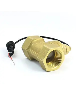1-30L/Min 10mA 70W 3/4PT Female Port Thread Brass Piston Flow Switch Flowmeter