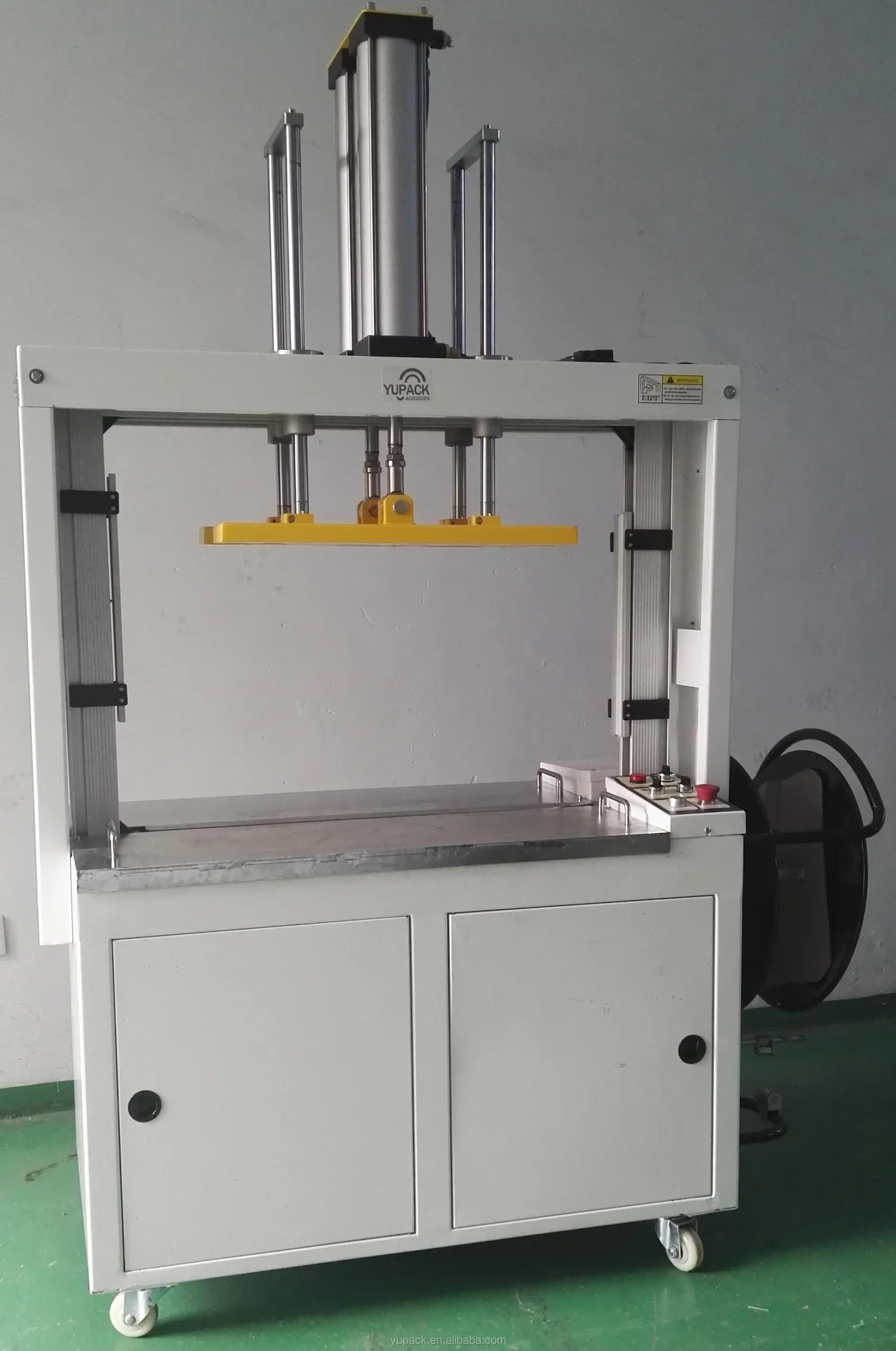 MH-106B automatic binding machine for corrugated paper industry, compression, for food and beverage packaging, simple operat