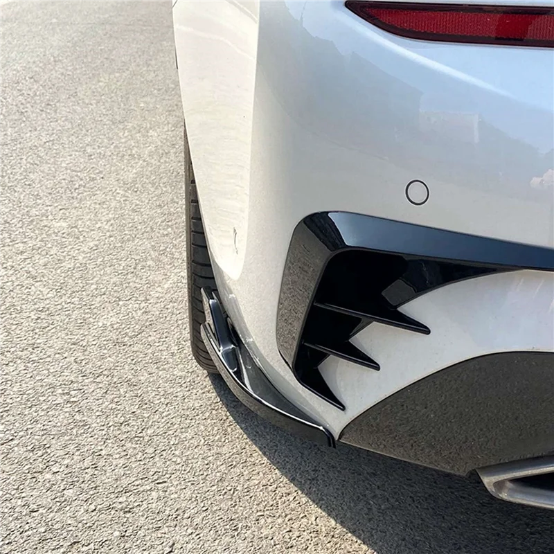 

A82E-Car Rear Bumper Lip Diffuser Splitter Winglet Apron Spoiler For -BMW 3 Series G20 M Sport 320I 325I 330I