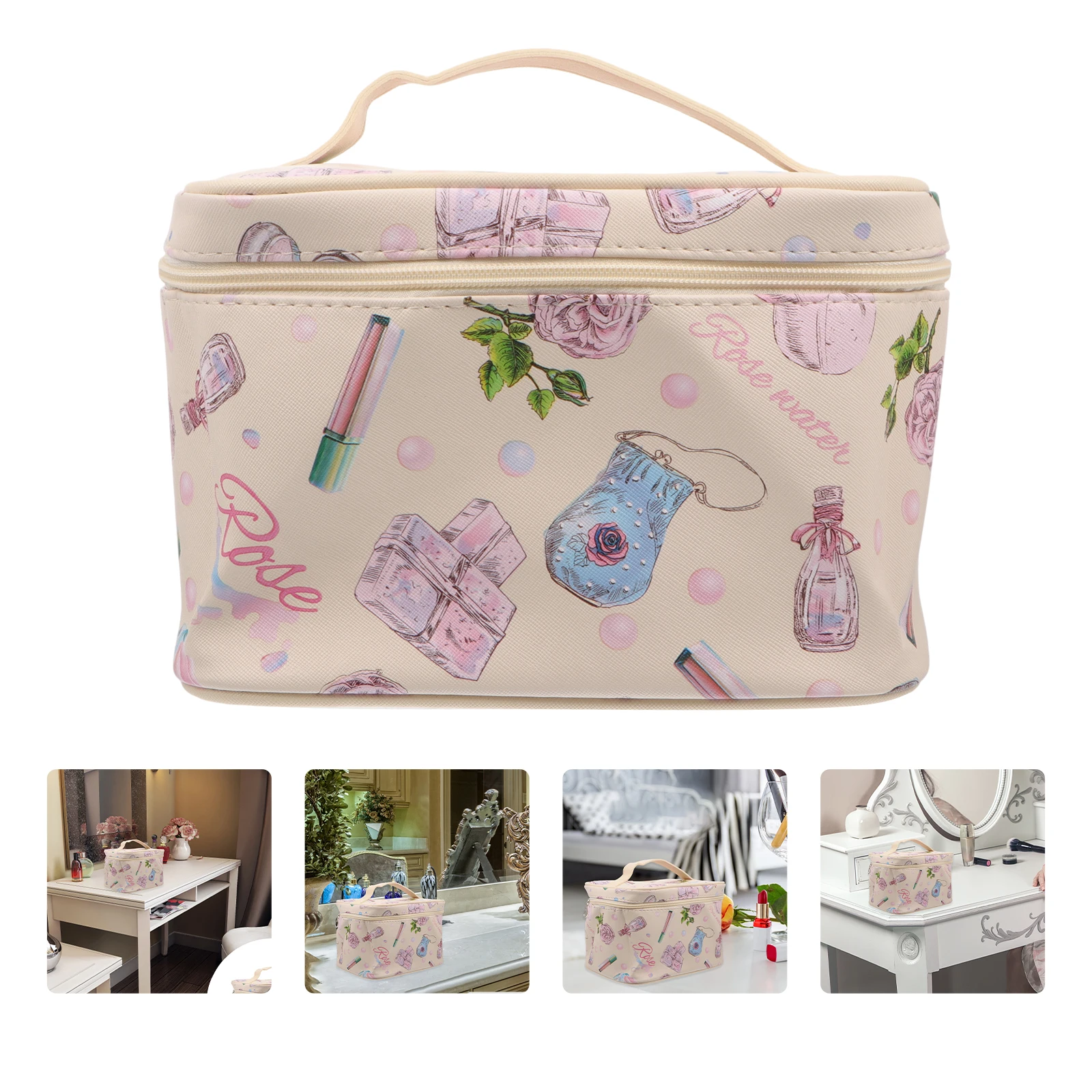 

Large Capacity Bag Make up Travel Makeup Holder Case Organizer Pouch Toiletry Storage