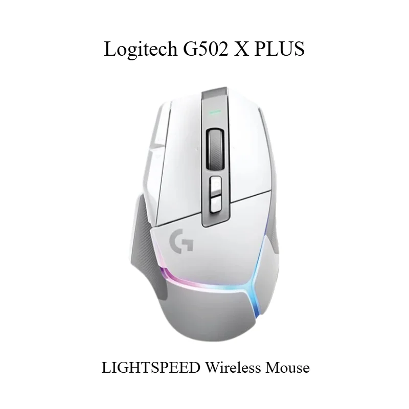 Logitech G502 X PLUS LIGHTSPEED Wireless RGB Gaming Mouse, brand-new optical-mechanical hybrid microswitch, lightweight design