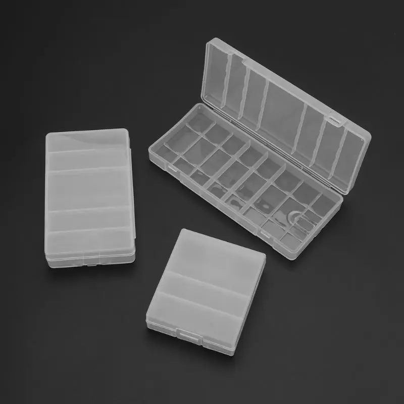 Battery Storage Cases 4X AA AAA Battery Holder Storage Box for Case 4/6/8 Slot Batteries Container Power Storage Cases