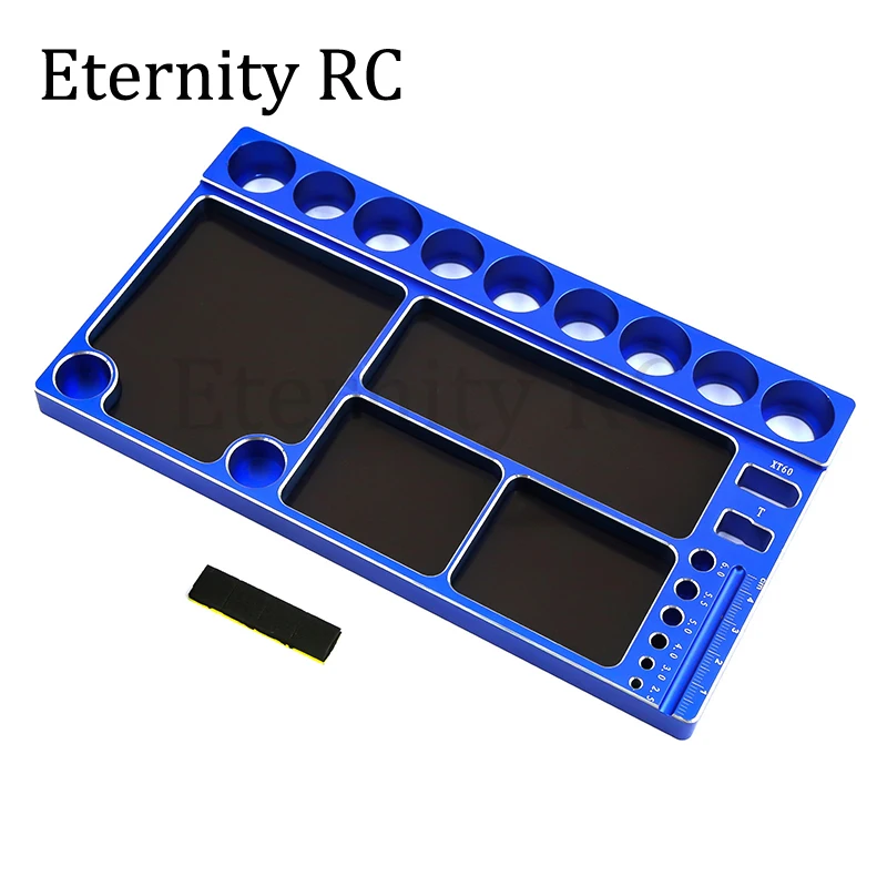 CNC الألومنيوم 200x110 مللي متر متعددة الوظائف المسمار صينية الجوز طوقا التخزين المنظم أداة ل RC سيارة قارب نماذج طائرة HSP