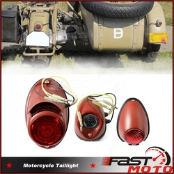 Ural Dnepr 사이드카 미등 오토바이 테일 스톱 브레이크 라이트, BMW R71 R12 R75 R51 K750 750cc 복제용 리어 러닝 라이트