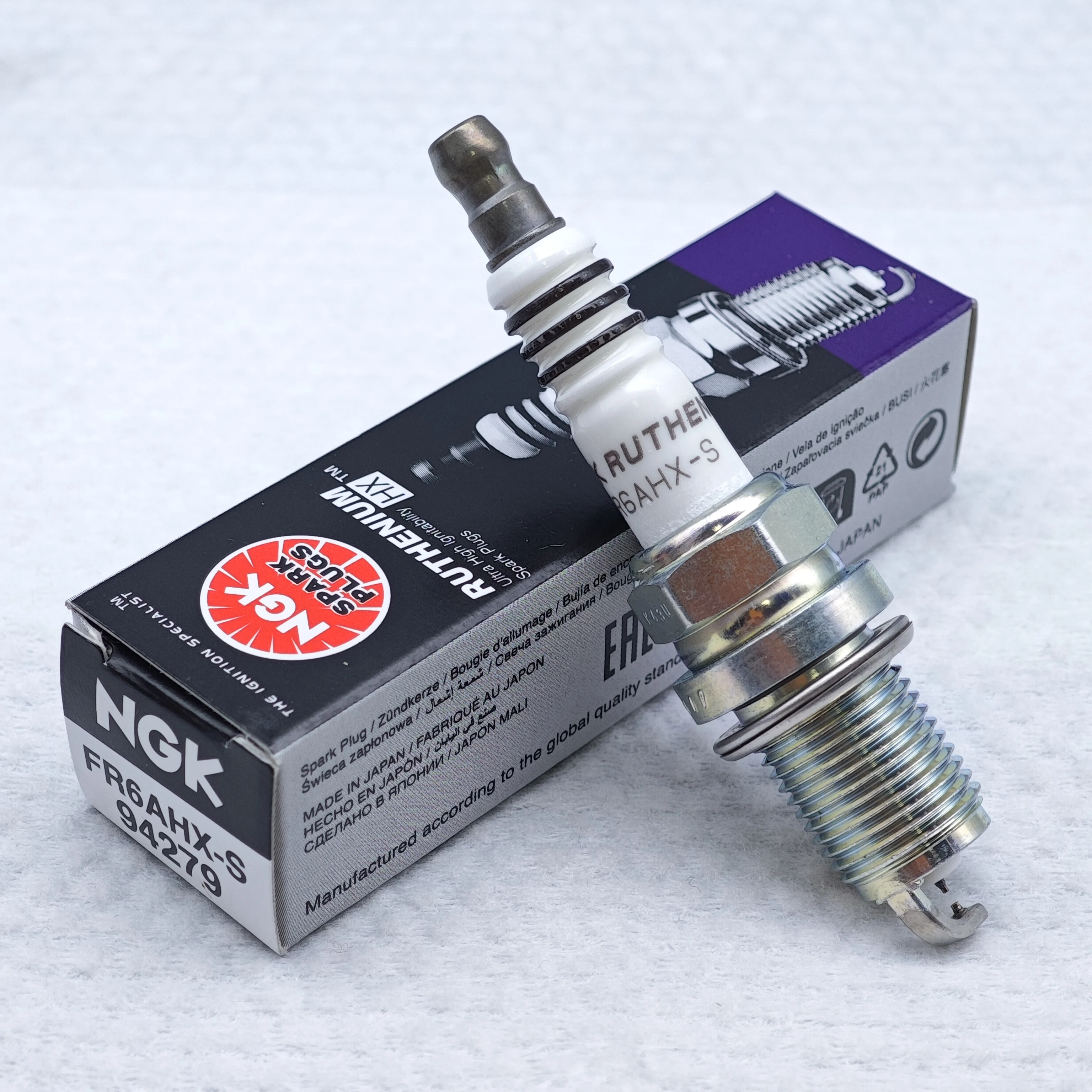 1pcs Original NGK Ruthenium Spark Plug FR6AHX-S 94279