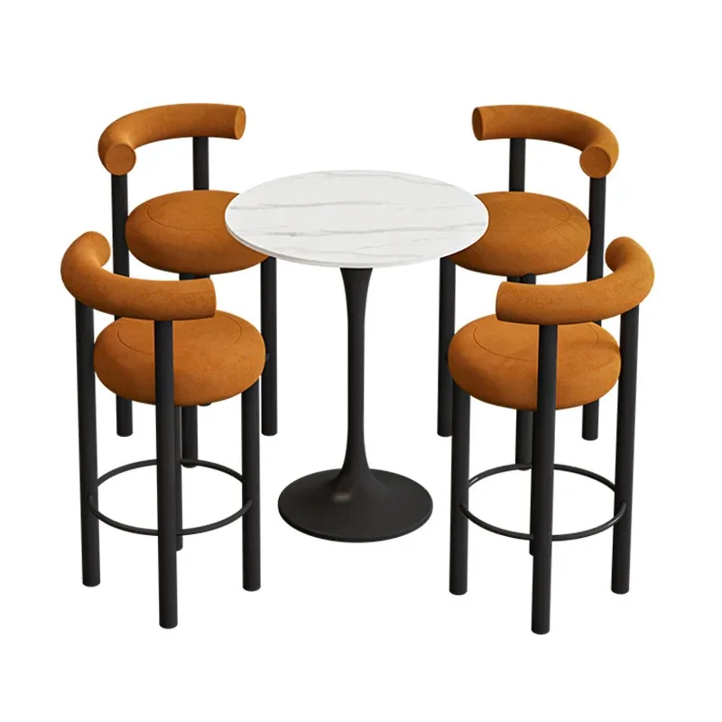 Kitchen Island Luxury Bar Chair Modern Nordic Barstool Minimalist Bar Stool Design Lounge Taburetes Altos Cocina Home Furniture image 6