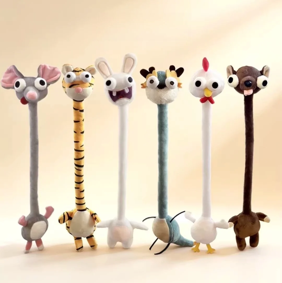 brinquedo-de-pelucia-chihuahua-de-pescoco-longo-animal-do-zodiaco-boneco-de-desenho-animado-fofo-com-alca-chaveiro-enfeite-tamanho-Unico