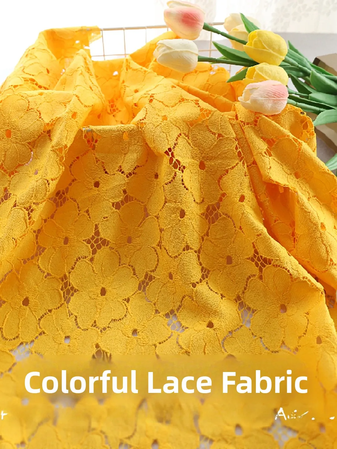 

Lace Fabric Stage Wedding Curtain Dessert Table Cloth Net Wedding Celebration Props Modern Style All Season Universal