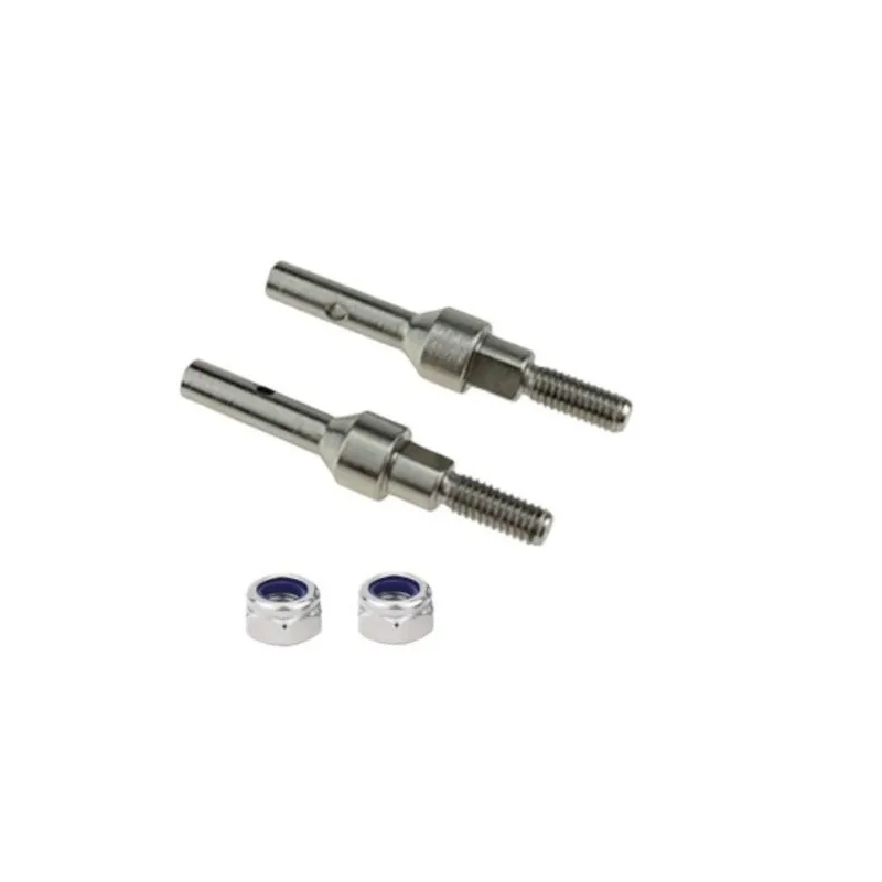 Suitable for MJX 1/18 H18P 1/18 H18P RC Car High Hardness Metal Front and Rear Door Bridge Output Shaft Upgrade Parts
