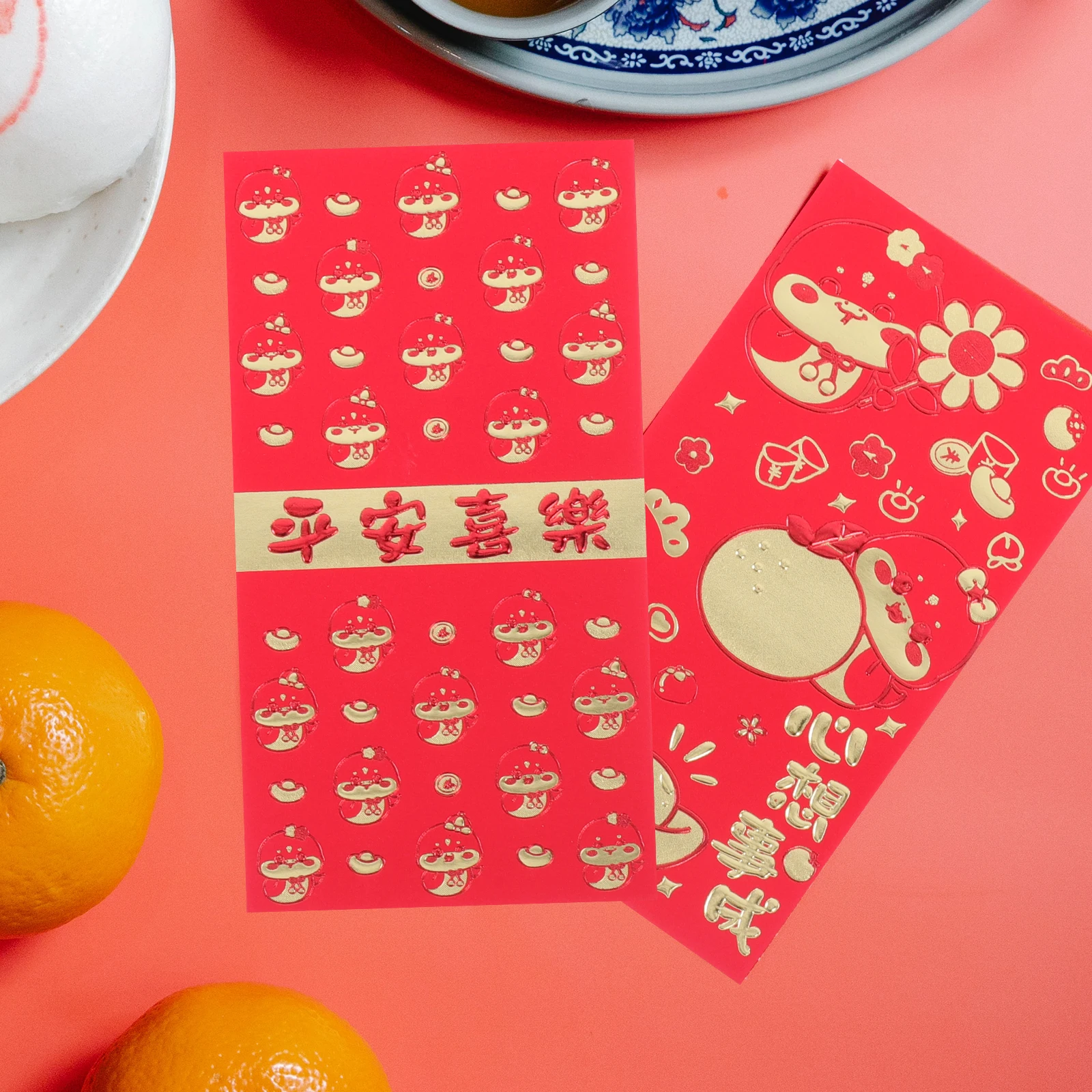 

36 Pcs Year of The Snake Red Envelope Bag Envelopes Cute Pocket 2025 Luck Money Paper Current：184 Cash