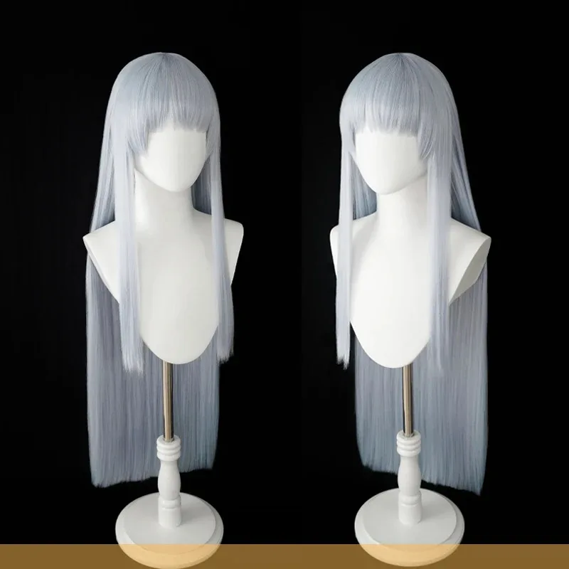 الأزرق الأرشيف Ushio Noa تأثيري حلي شعر مستعار هالة الزي المدرسي خندق معطف تنورة دعوى هالوين كرنفال ملابس الباروكات الأحذية