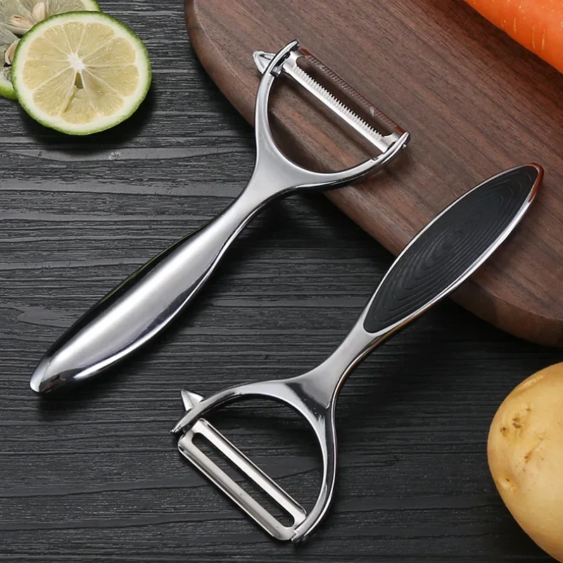 Multifunction Vegetable Peeler 2 In1 Stainless Steel Potato Peeler Carrot Grater Fruit Tool Kitchen Accessories Cuisine Bakeware