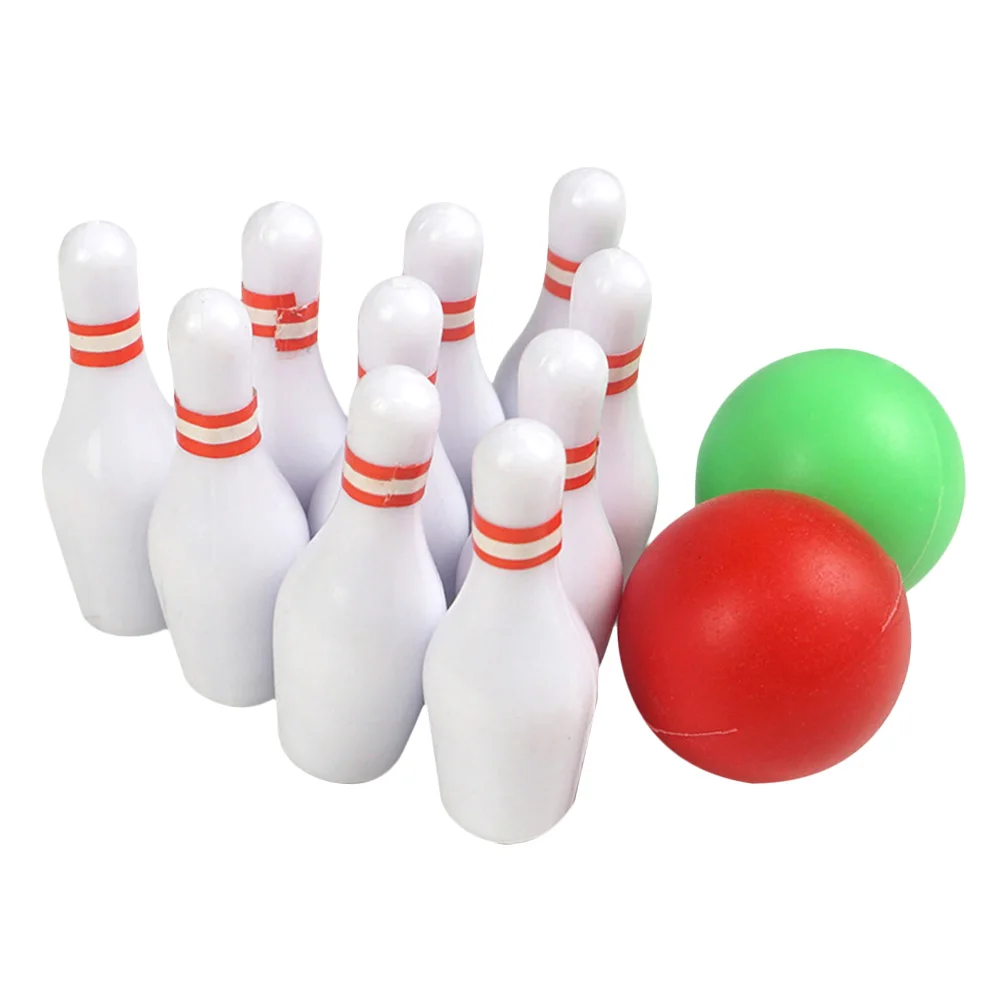 1/12 in miniatura Bowling Articoli sportivi Artigianato d'arte Casa delle bambole Palla da bowling Giocattoli Ornamenti per il desktop Regali di Natale Decorazione della casa