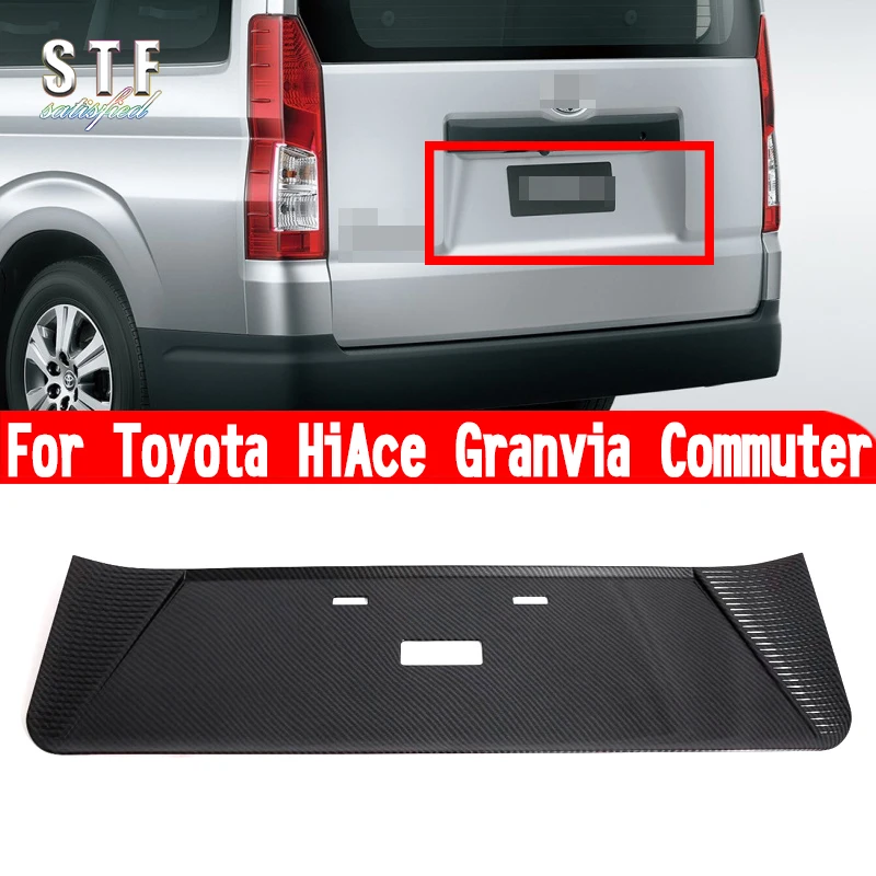 

Для Toyota HiAce Granvia 2019 2020 2021 2022 2023 автомобильные аксессуары номерной знак рамка молдинг декоративные наклейки