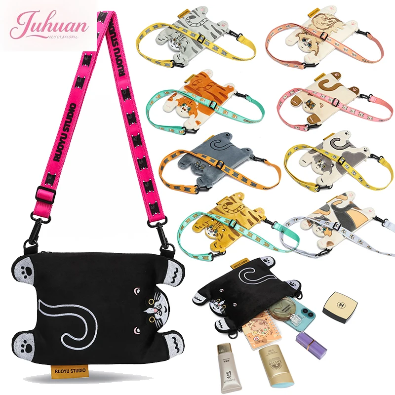 2026 New Women's Handbags Fashion Small Crossbody Mini Bags for Girls Sweet Fashion Cute Animal Cloth Phone Bags for Women