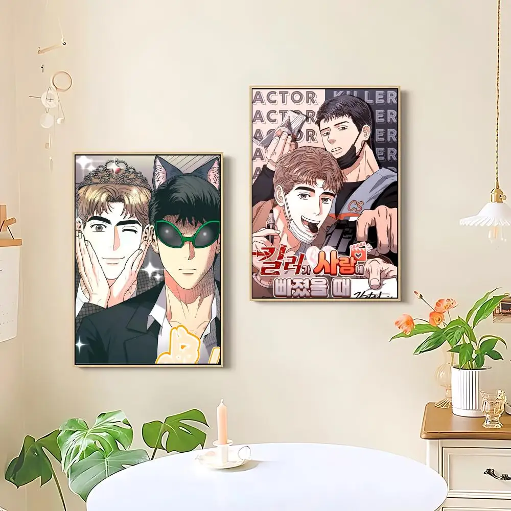Anime Bl K-Killer C-Crush Poster HD art sticky wall waterproof home living room bedroom bar aesthetic decoration
