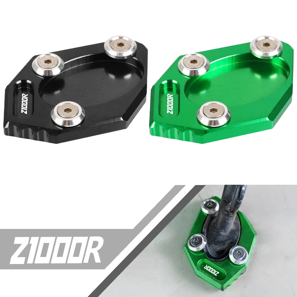 

Z1000SX 11-23 Motorcycle Side Stand Pad Plate Kickstand Enlarger Support Extension For kawasaki z Z1000 Z1000R 10-23 Z800 13-16