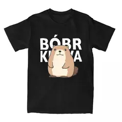 Cool Cute Poland Beaver Bober Meme T-Shirts for Men Women 100% Cotton Polish Bobr Kurwa Tee Shirt Summer Tops