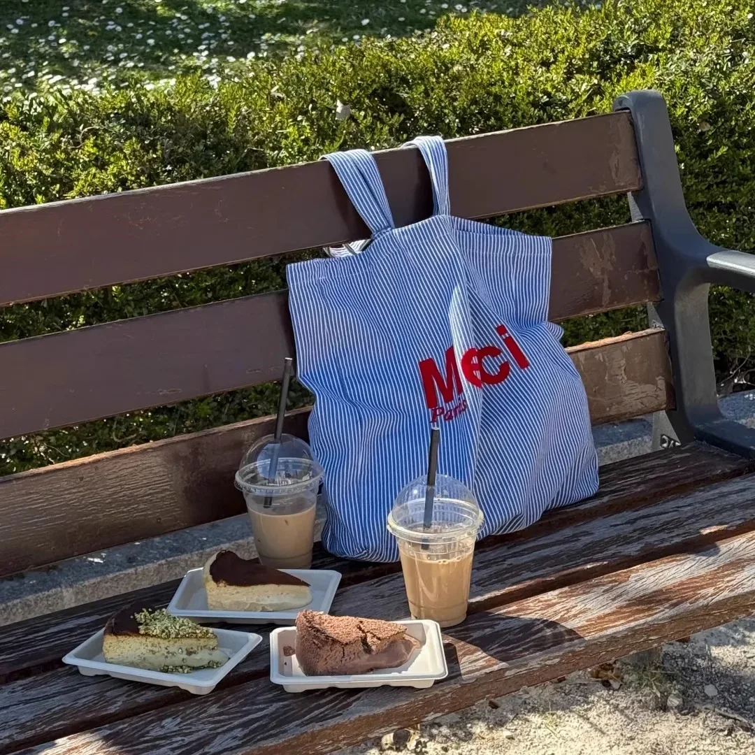 

Me*ci Large Capaci Stripe Print Canvas Bag op Bag oulder Bag Versatile All Seasons Casual Korean Sle Wom...