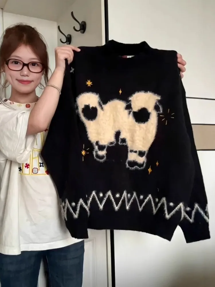 Suéter de Punto Ne Hoado para Mujer, Estilo Informal para Otoño e Invierno, Prenda Interior, Capa Base, Efecto Adeazan...