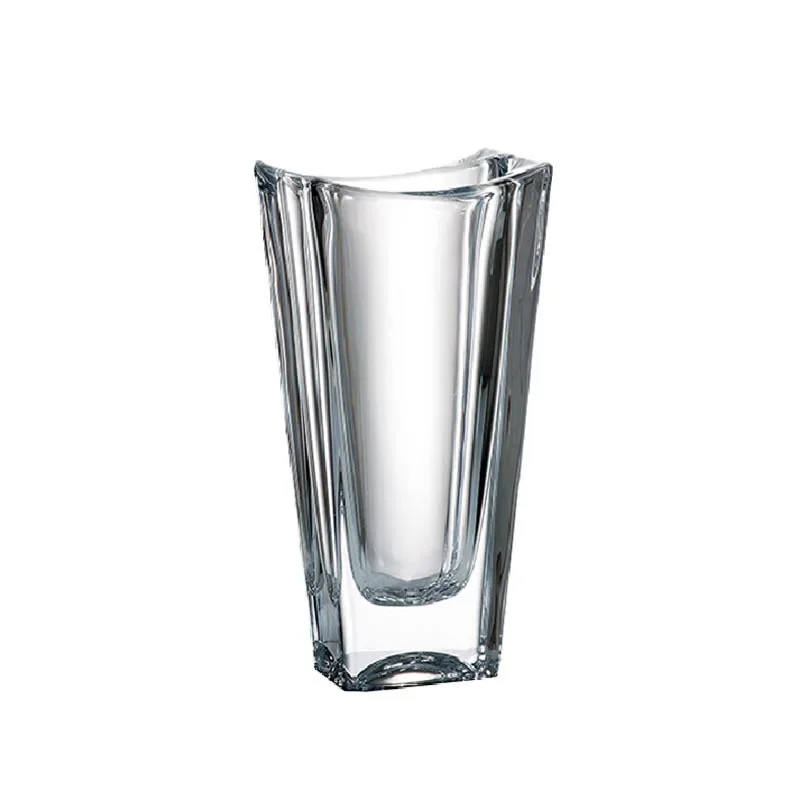 Imported bohemian crystal glass vase, modern simple flower arrangement decoration