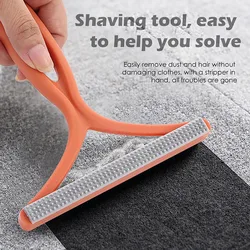 Silicone Pet Hair Remover Lint Remover Clean Tool Double Sided Shaver Sweater Cleaner Fabric Shaver Scraper for Clothes Carpet