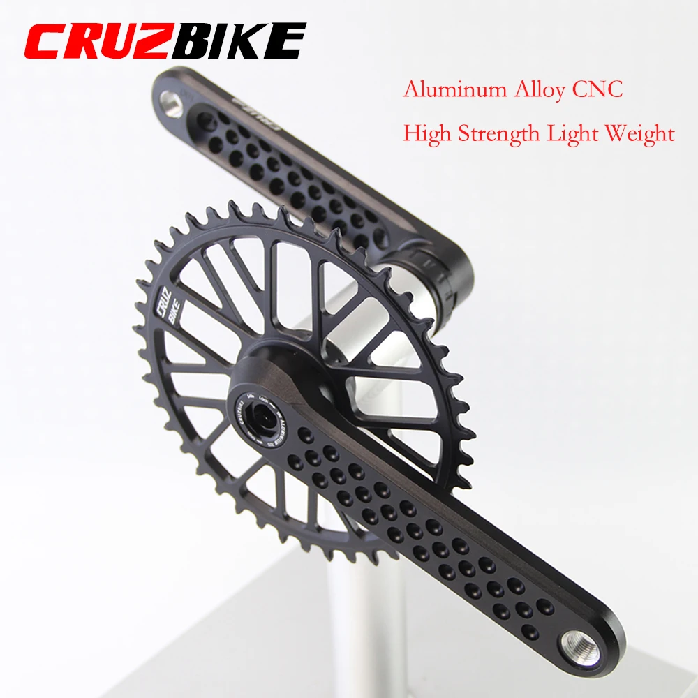 CRUZbike Road Bike Crankset 155/160/165/170/175mm Bicycle Crank 9/10/11/12 Speed Chainring Chainwheel with Bottom Bracket