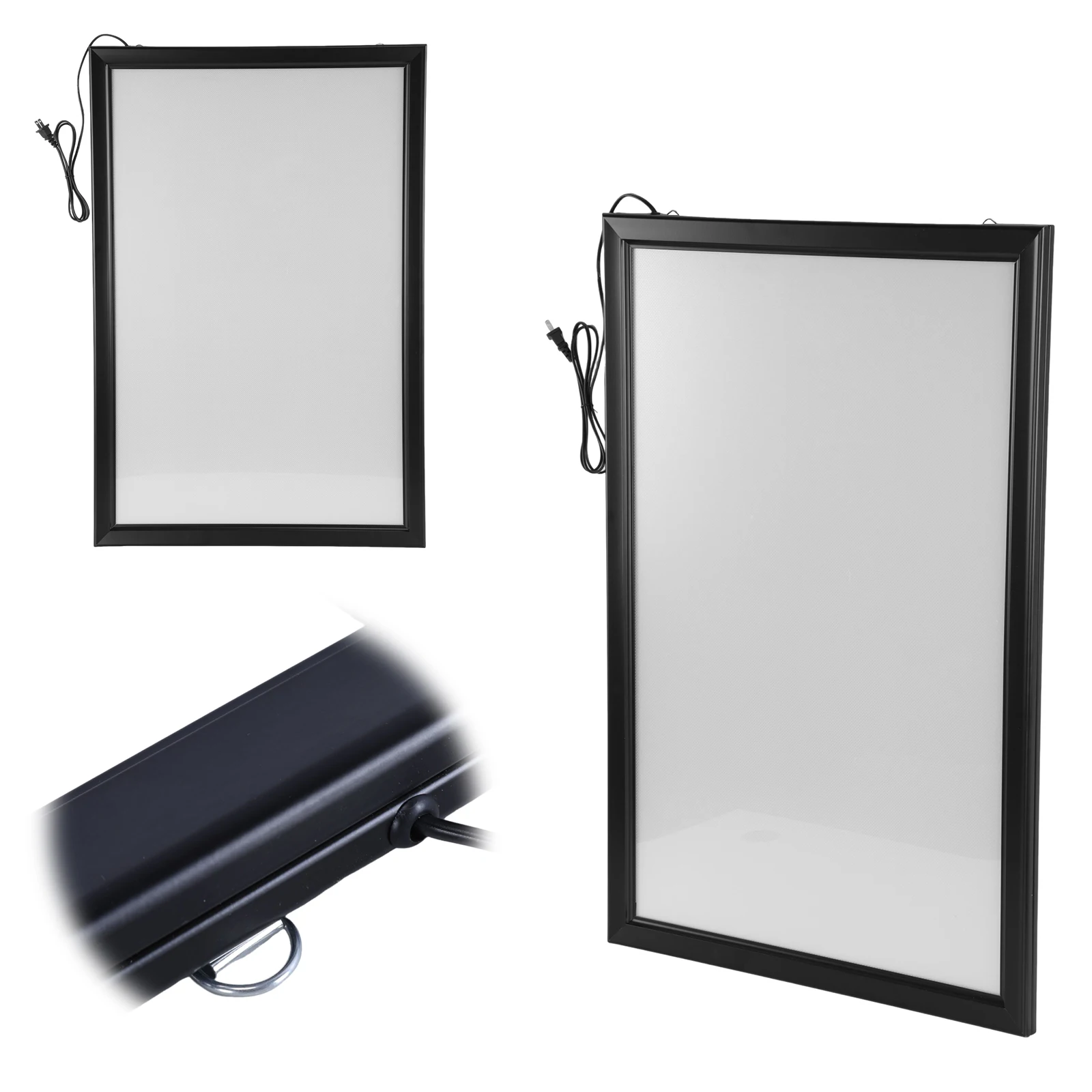 

Wall Mounted LED Lightbox 15.7 X 23.6in/ 23.6 X 35.4in with Dimmer Switch for Paintings & Pictures Digital Signage Display