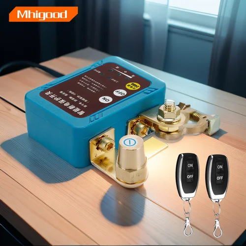 Interruptor de alimentación desconexión de batería, 12V, 240A, interruptor de apagado y apagado con interruptor de Control remoto para coche y camión